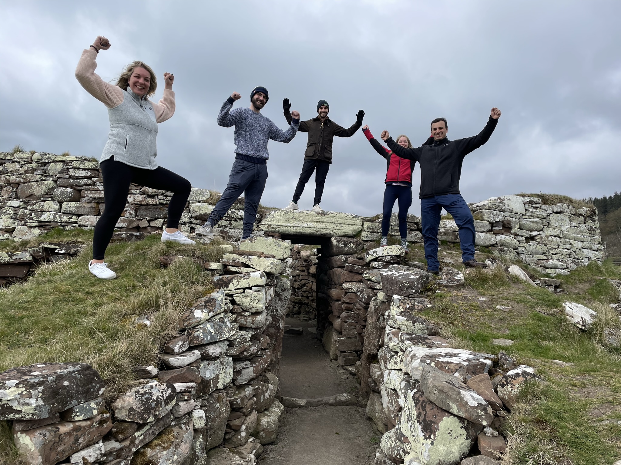 Go Highlands guests standing on Highland history