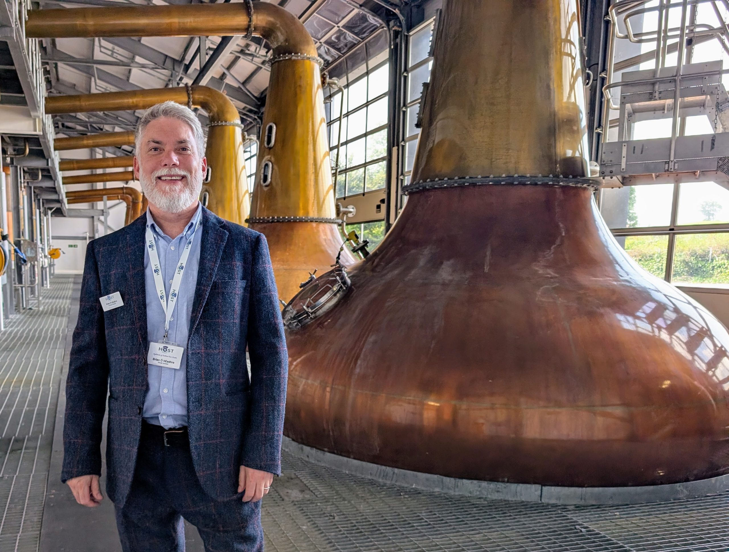 Brian Ó hEadhra at Glen Ord Distillery
