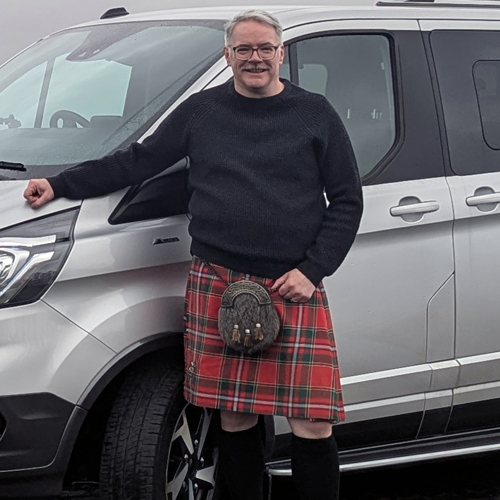 William Drummond of Drummond Scottish Tours.