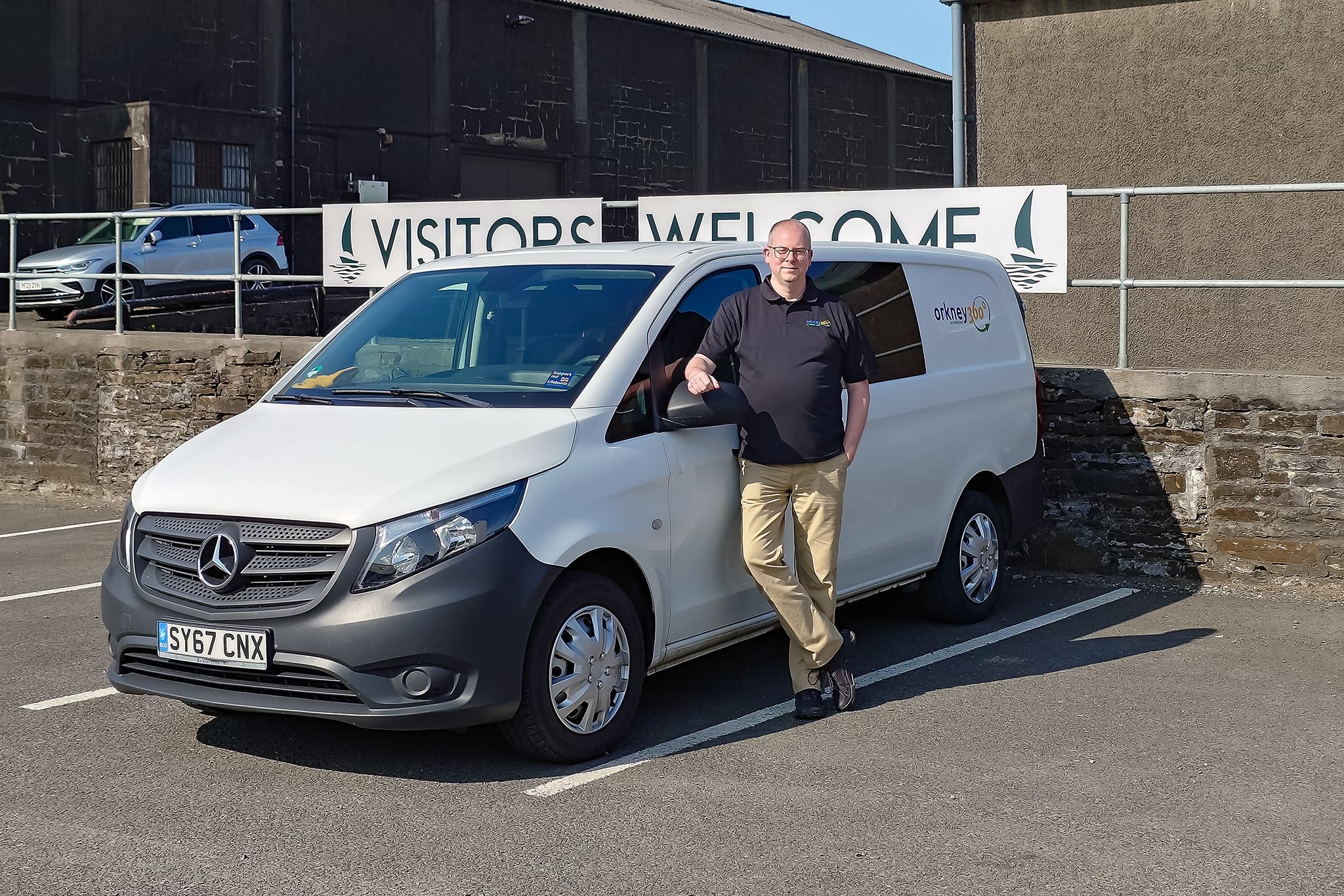 Chris & his van